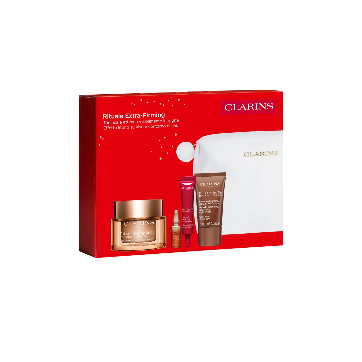 Extra-Firming COFANETTO Rituale Extra-Firming - Cofanetto Lifting, Crema viso giorno lifting, Tratt.notte lifting viso , Tratt.anti borse e occhiaie, Siero viso effetto globale