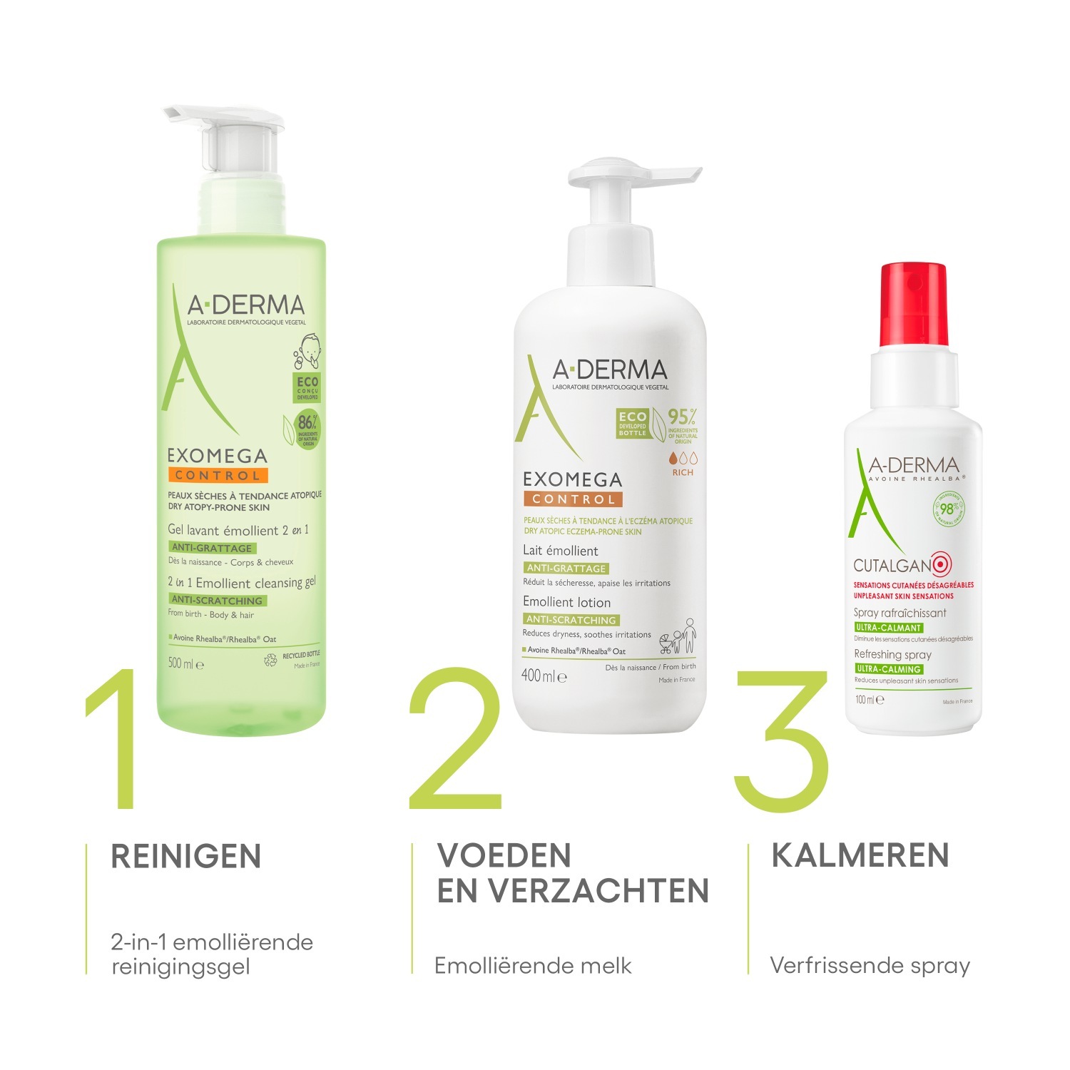 A-DERMA Exomega Control losjon za telo – 400 ml