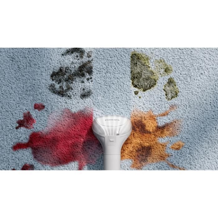 Limpiador de manchas PHILIPS XW3193/11 - Limpia diversas superficies textiles - Cepillo ancho - Autolimpieza