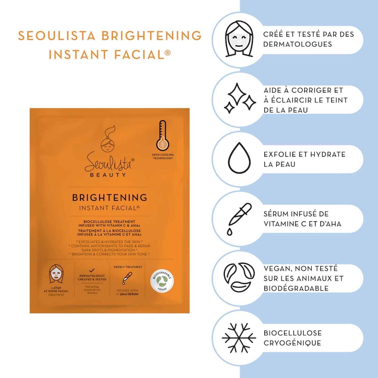 seoulista beauty Brightening Instant Facial