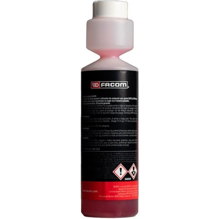 Sostituto del piombo 250 ml - FACOM - per l'uso con SP95 o SP98 in motori più vecchi - ARS - Compatibile con GPL - Concentrato