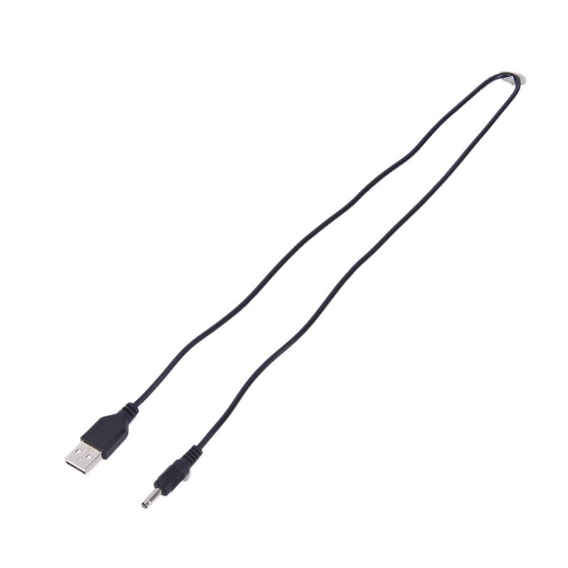 1 stk. DC5V 500MA 70 cm lang ledning mobil DC-strømlader for LED-lommelykt dedikert USB-kabel