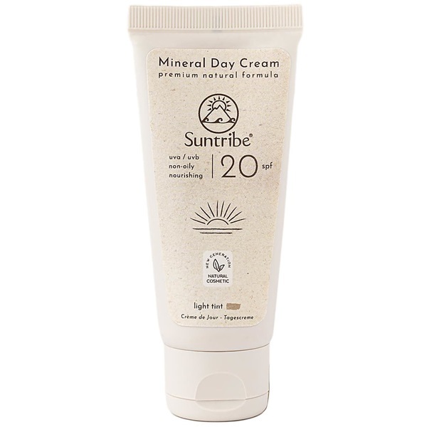 Suntribe 100 % orgaaninen vegaaninen päivävoide SPF 20 40ml