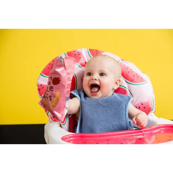 Ellas Køkken 6+M Jordbær + Banan Majs Puffs<br>20g