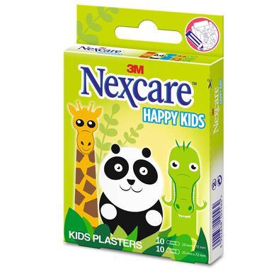 Curitas Nexcare Niños Felices con Animales 20 unidades 20 unidades