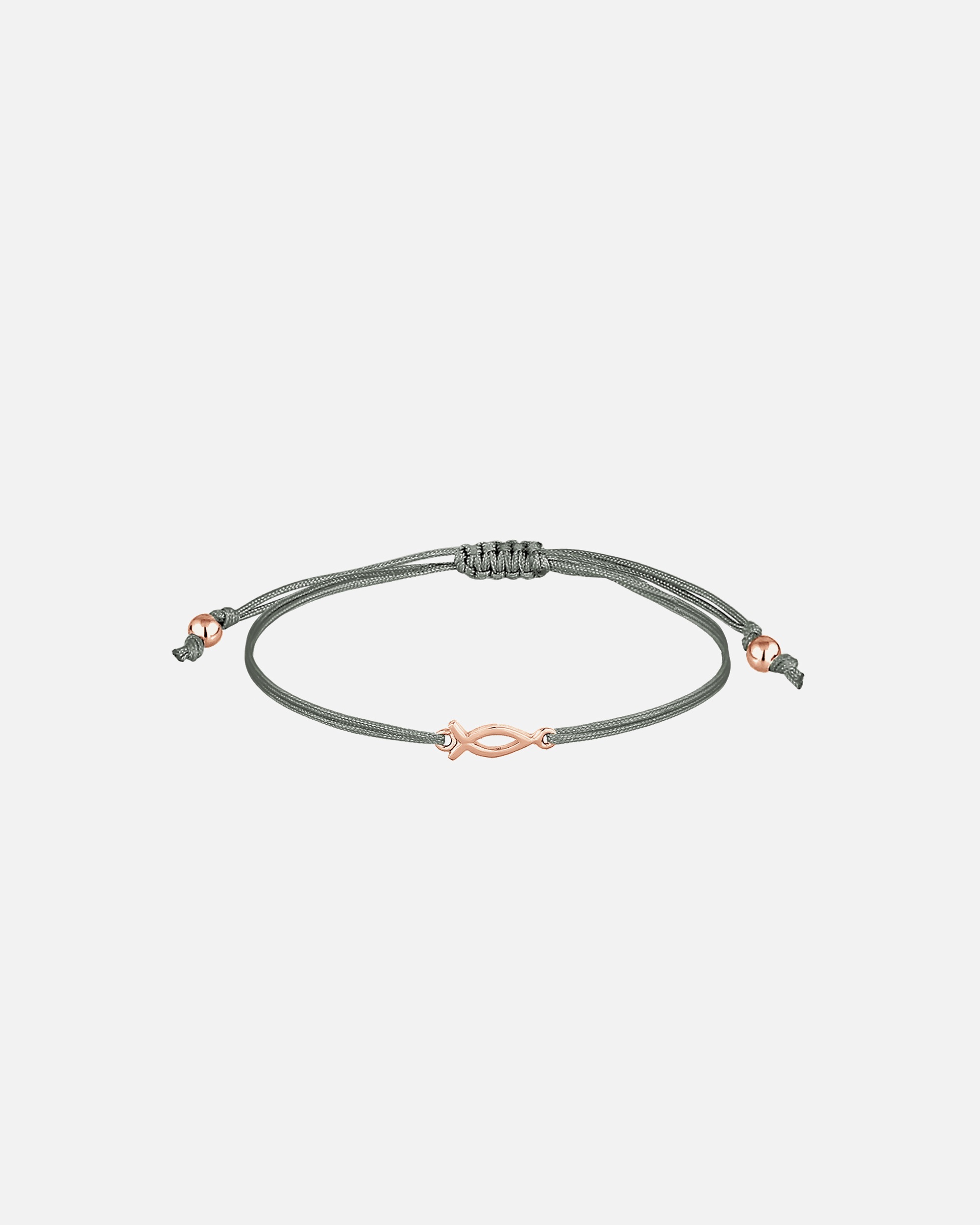 Elli Femmes symbole de la confirmation du poisson avec nylon bleu clair en argent sterling 925