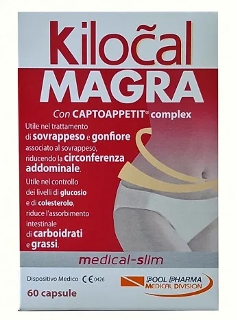 KILOCAL Kilocal Magra voedingssupplement voor gewichtsverlies 60 tabletten glucose- en cholesterolcontrole
