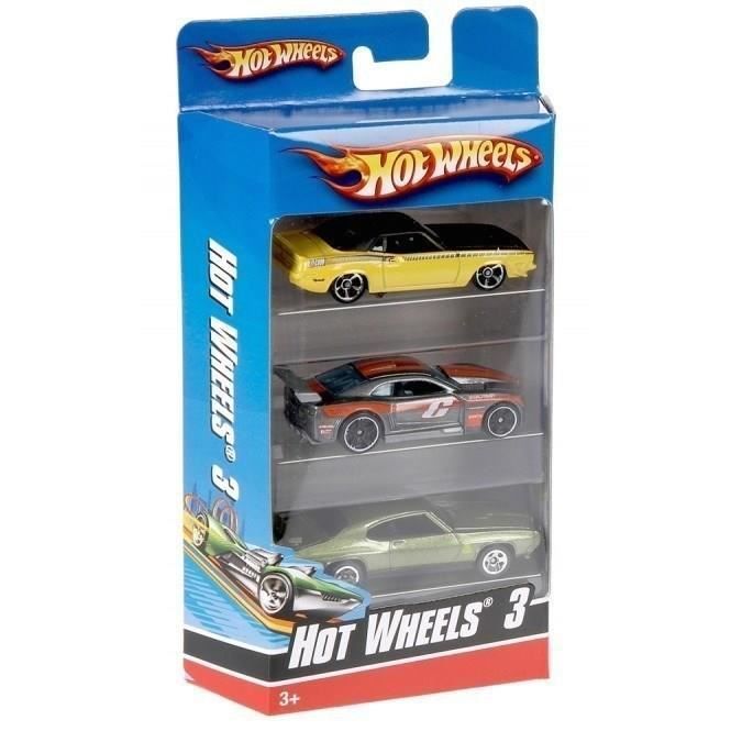 Hot Wheels - Coffret de 3 Véhicules - Petites Voitures - 3 ans et + - Hot Wheels - K5904