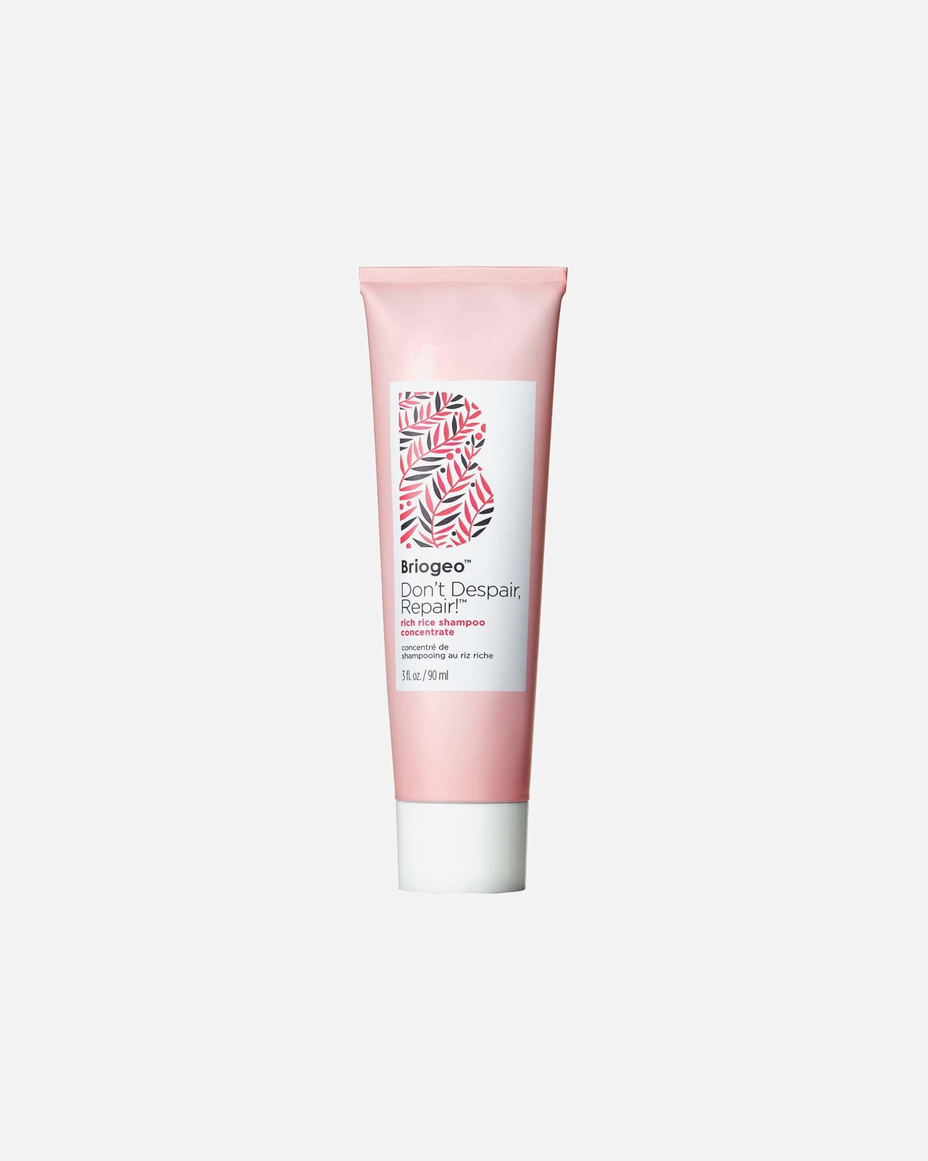 Shampoo per capelli Briogeo “Non disperare, risolvi il problema!™” Concentrato di shampoo ricco di riso – 90 ml