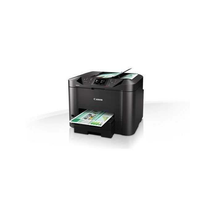 Canon Maxify MB5450 Multifunction Inkjet Printer, 24 ipm in Black and White, 15.5 ipm in Color, 600 x 1200 dpi