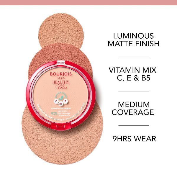Bourjois Healthy Mix Anti-Müdigkeits-Pulver, Rosenbeige