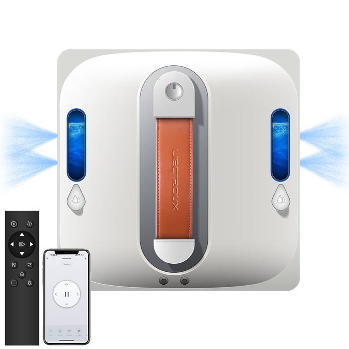Fensterputzroboter – LIECTROUX – S11 – 4-Richtungs-Sprühfunktion – Glaserkennung – Bluetooth-Steuerung