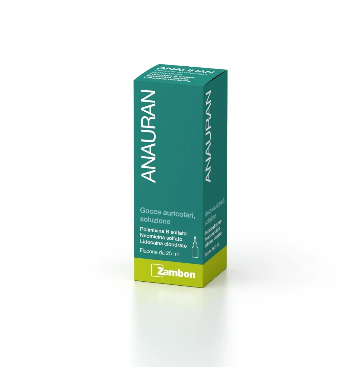 ANAURAN Anauran oordruppels Polymyxine B-sulfaat Otitis 25 ml flesje