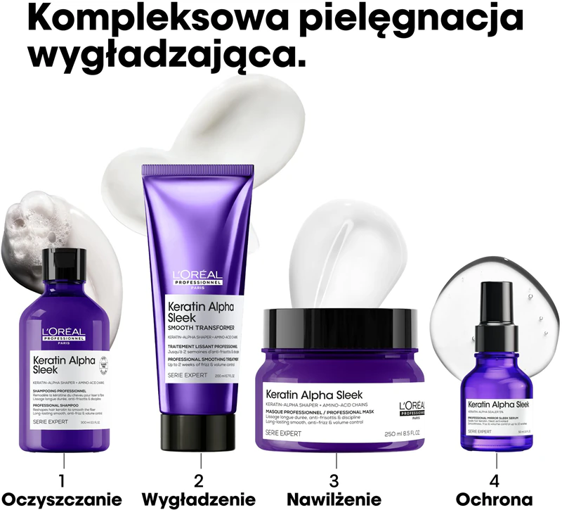 L'Oréal Professionnel Serie Expert Keratin Alpha Sleek voedend masker voor glad haar