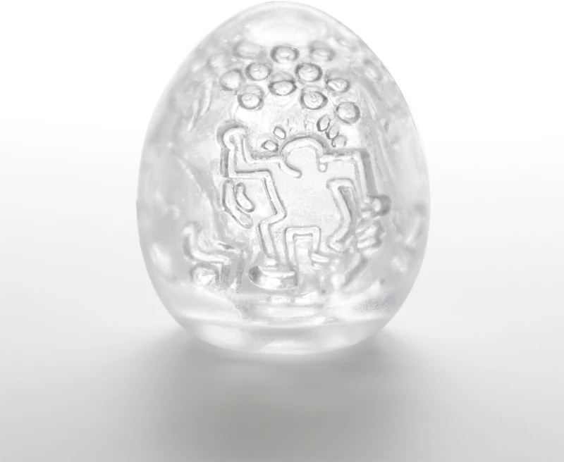 Masturbator za enkratno uporabo Tenga Keith Haring Egg Dance