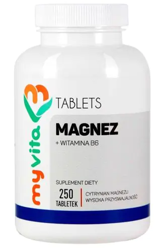 MyVita Magnez + Witamina B6 250 Tabletek