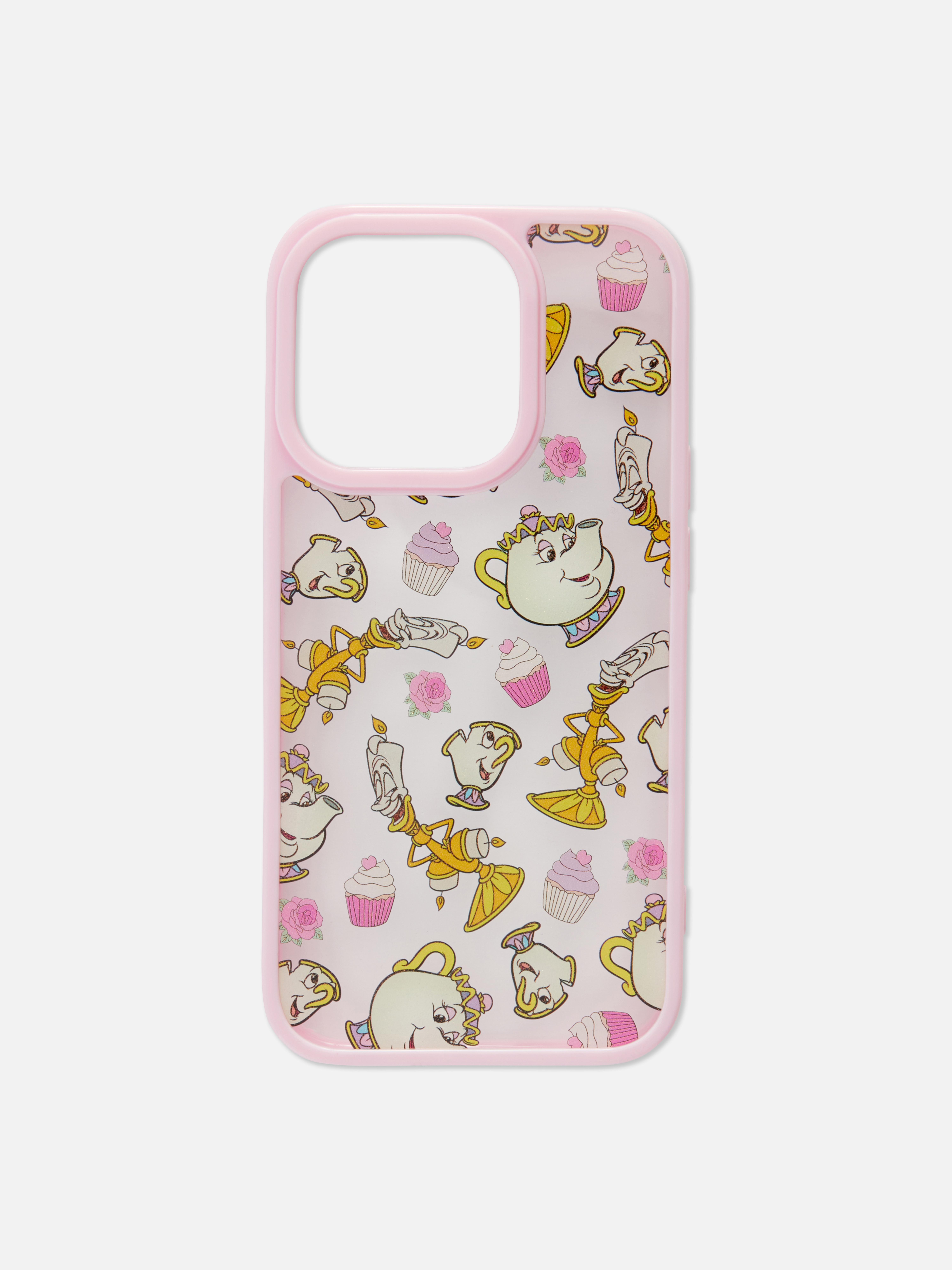 Disney „Gražuolė ir pabaisa“ telefono pakabukas Belle. „Belle“ telefono pakabukas su spalvingais karoliukais.