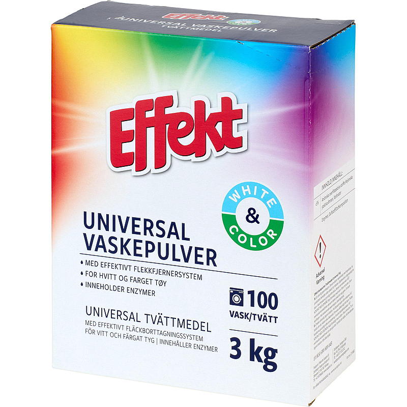 Detersivo in polvere Effect 3 kg Effetto universale
