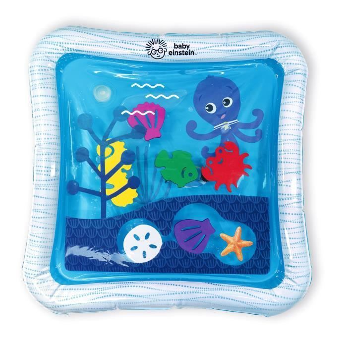 BABY EINSTEIN  Tapis d'eau bébé, jeu sensoriel et d'éveil​, gonflable, facile à nettoyer, pliable, jouets dès la naissance