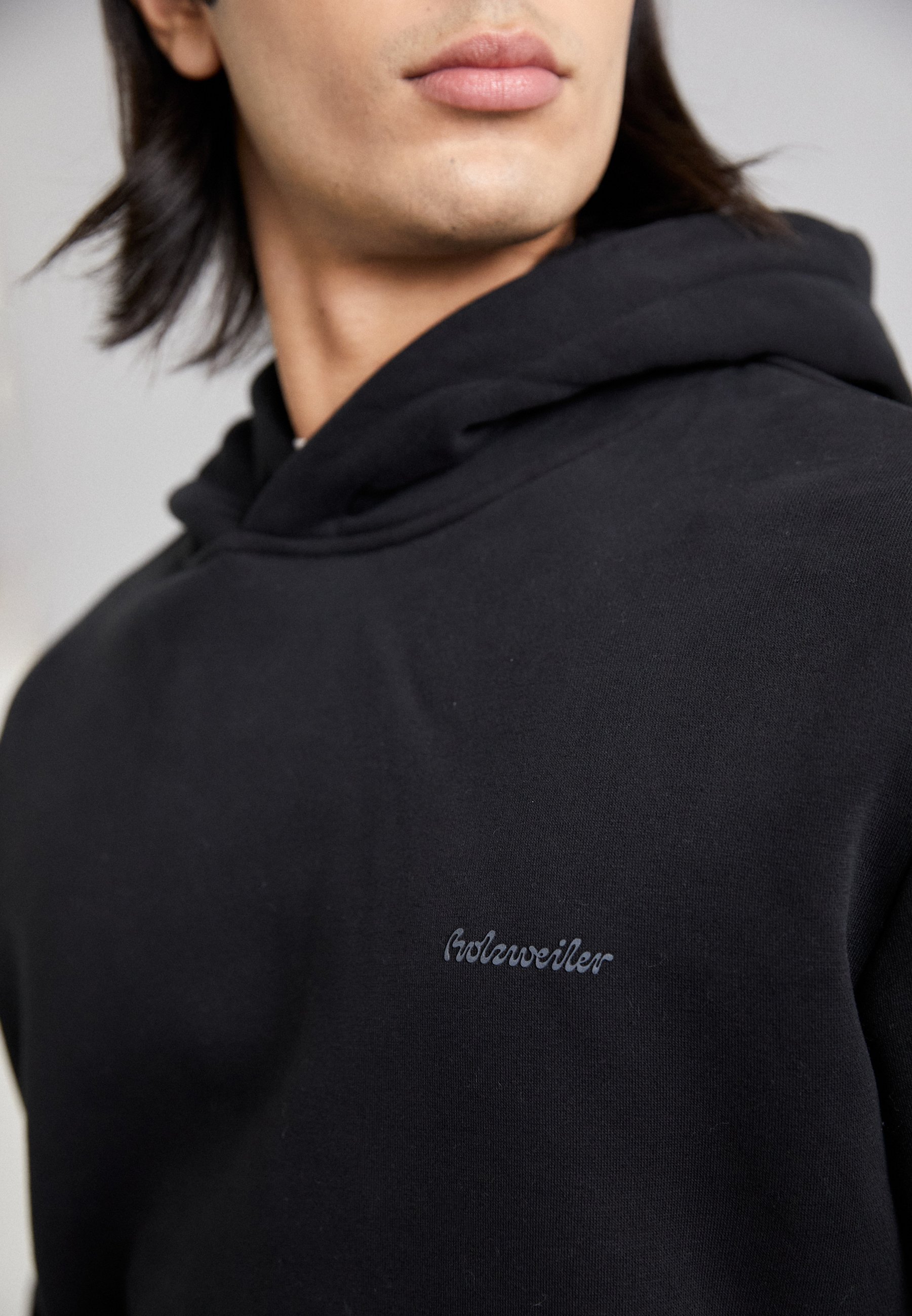 Holzweiler REGULAR HOODIE - Moletom - preto