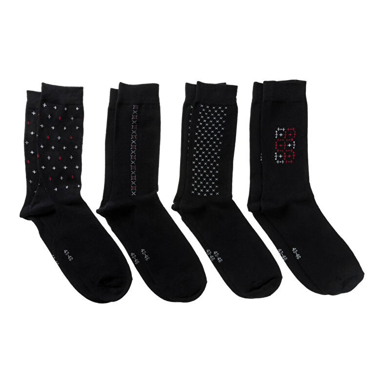Calcetines y medias negras para hombre