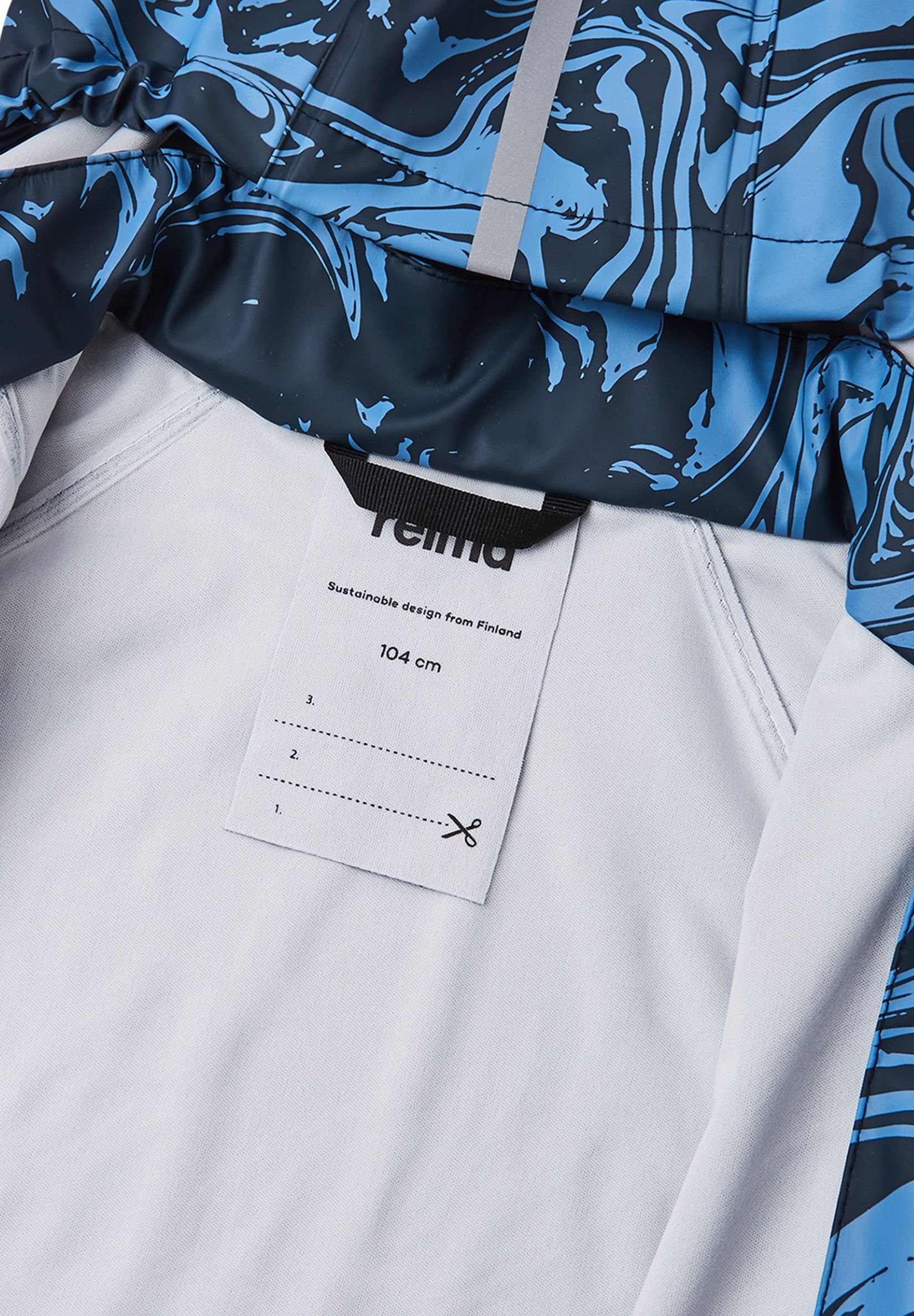 Reima VESI UNISEX - Waterdichte jas - blauw