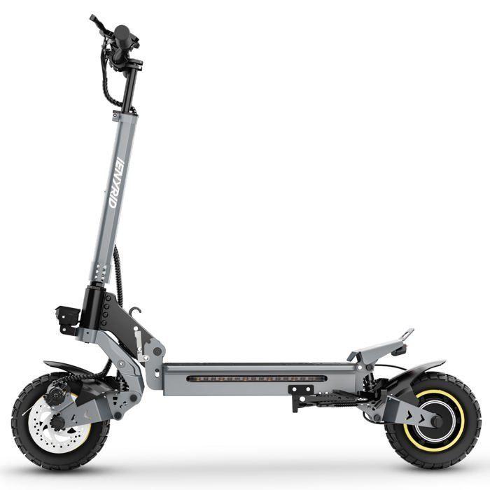 IE-S1 Electric Scooter - 800W 48V15Ah Foldable Disc Brake - Grey