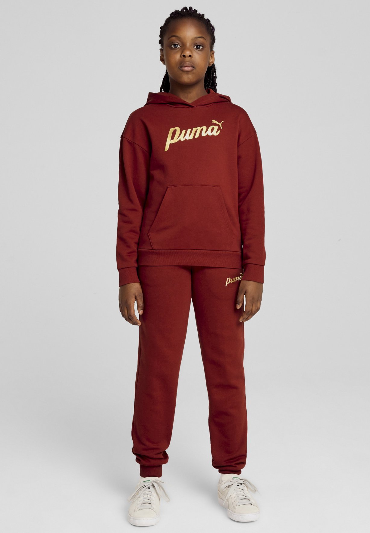 Puma SCRIPT - Trainingsbroek - intens roodgoudfolie