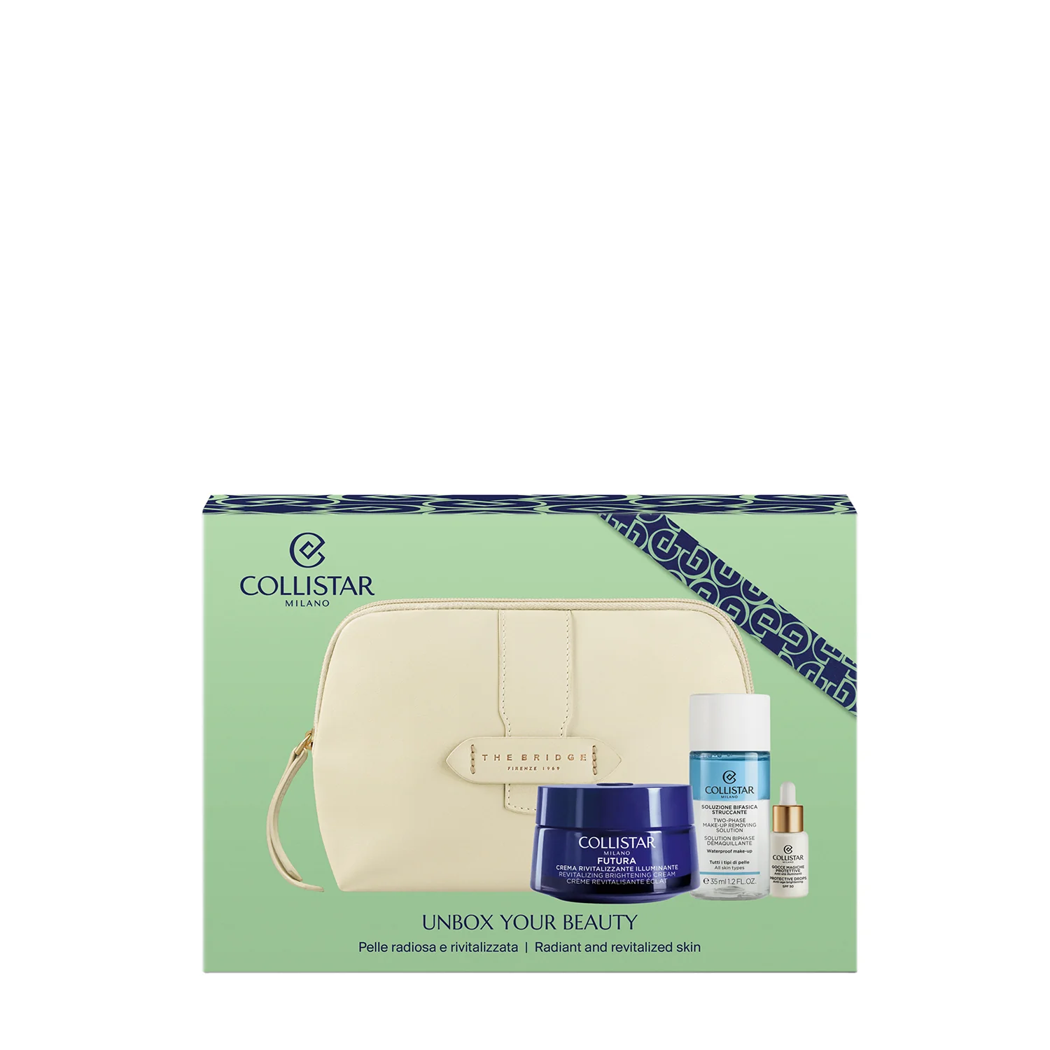 Futura Cofanetto Futura Crema Rivitalizzante Illuminante - Cofanetto Illuminante, Crema viso giorno illuminante, Struccante Occhi, Trattamenti Protettivi