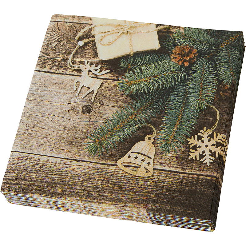 Vie Eco Servetten, 20 stuks, 33x33 cm, Advent