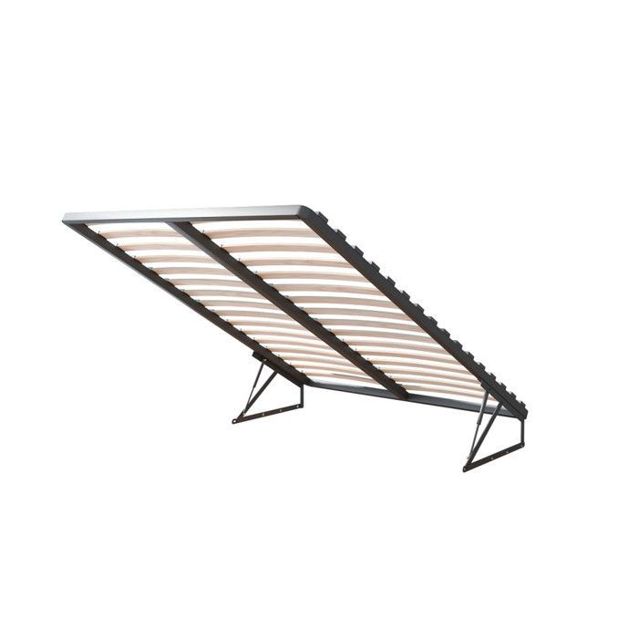ATLANTA opbergbed van 160 x 200 cm met opklapbare lattenbodem, beige