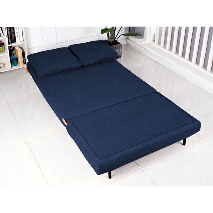 Canapé Convertible dépliable BZ - Aloha bleu