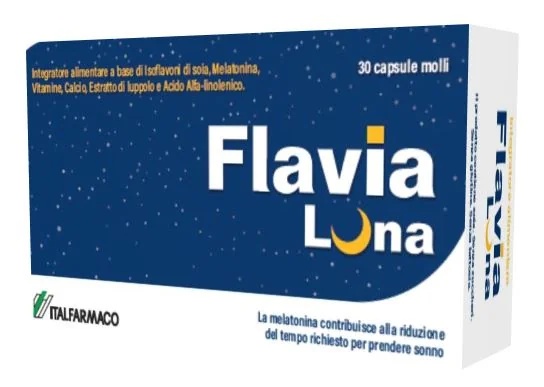 ITALFARMACO Flavia Luna 30 capsules voor het welzijn van vrouwen tijdens de menopauze