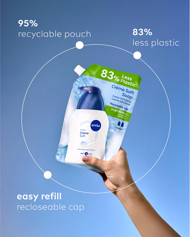 Refil de sabonete líquido NIVEA Creme Soft