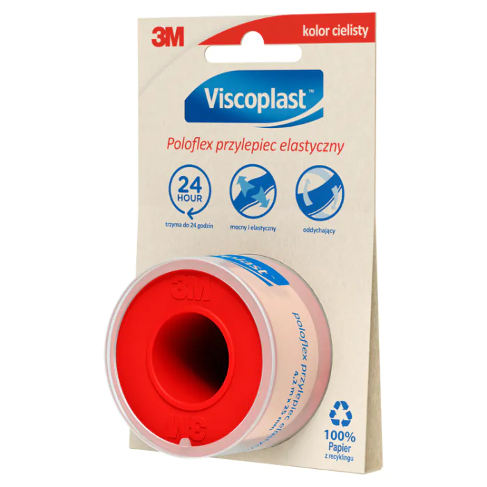 Viscoplast Poloflex, Przylepiec elastyczny, 0,025x4,2m