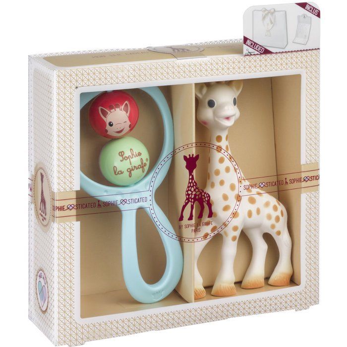 Coffret naissance - SOPHIE LA GIRAFE - Composition Sophie + Hochet Swing