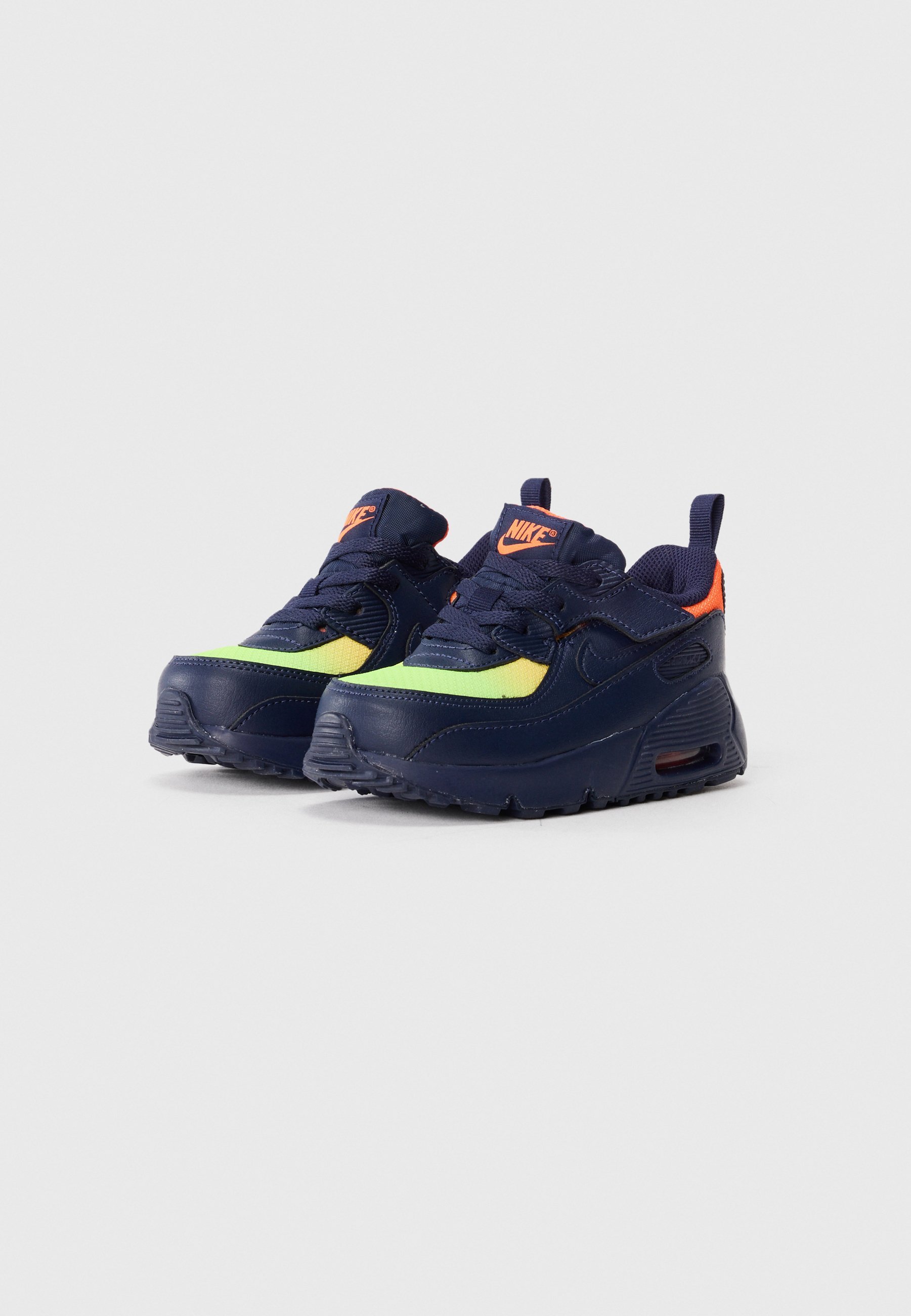 Nike Sportswear AIR MAX 90 EASYON UNISEX - Sneakers - lemon venom/blackened blue/hyper crimson/laser orange