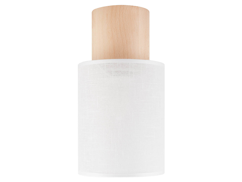 Lampa sufitowa Ari drewniana biała
