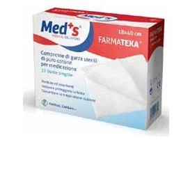 FARMAC-ZABBAN Med's Farmatexa sterile Gaze-Kompressen 18x40 cm 12 Einzelbeutel