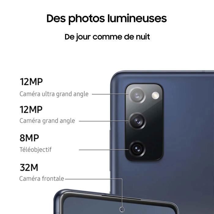 Smartphone - SAMSUNG - Galaxy S20FE 5G - 128 Go - Bleu - Single SIM - Version US (États-Unis)