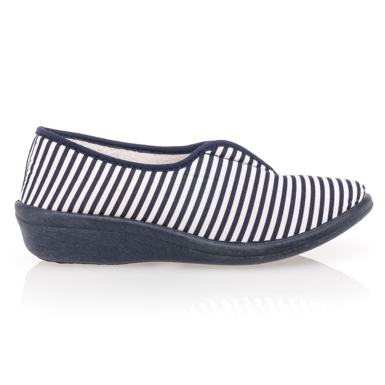 Blaue Damenpantoffeln