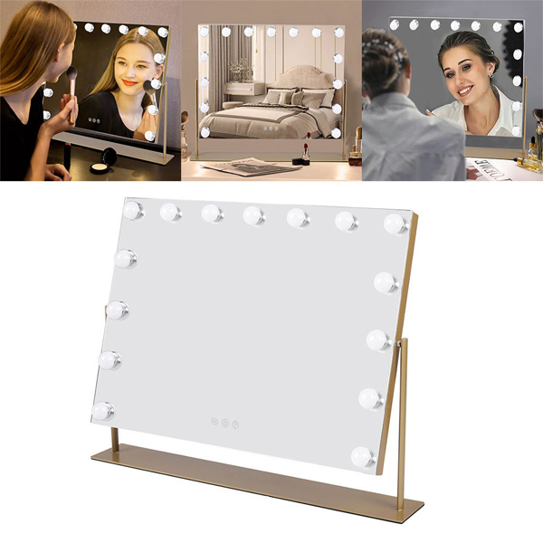 Kosmetické zrcátko Livingandhome Hollywood Vanity LED
