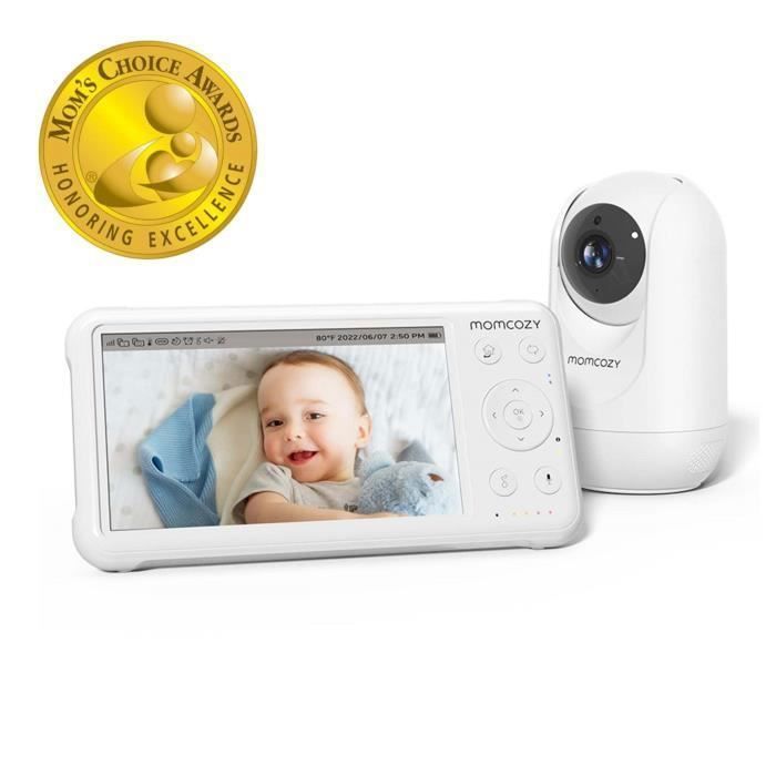 Monitor de bebé Momcozy con cámara, pantalla HD de 5