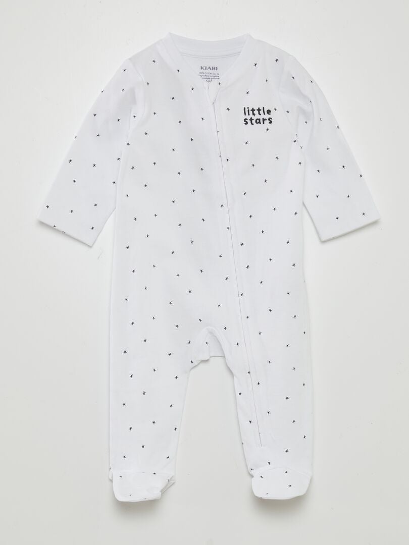 Macacão estampado - BRANCO