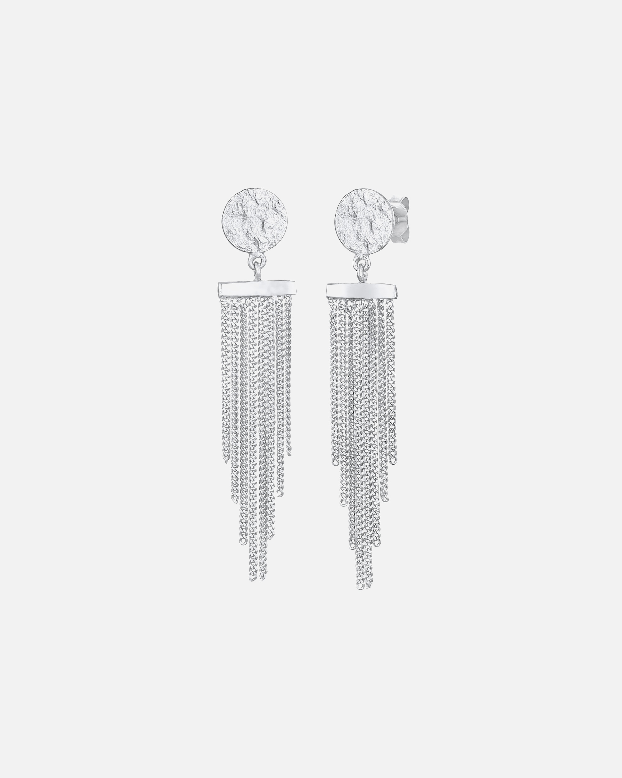 Elli Femmes pendentif d'oreilles plaquette look élégant en argent sterling 925