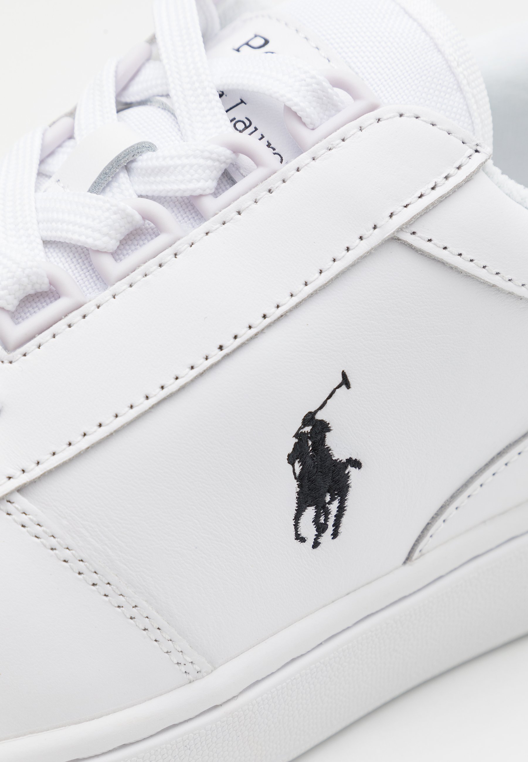 Polo Ralph Lauren TOP LACE UNISEX - Sneakers - wit/zwart