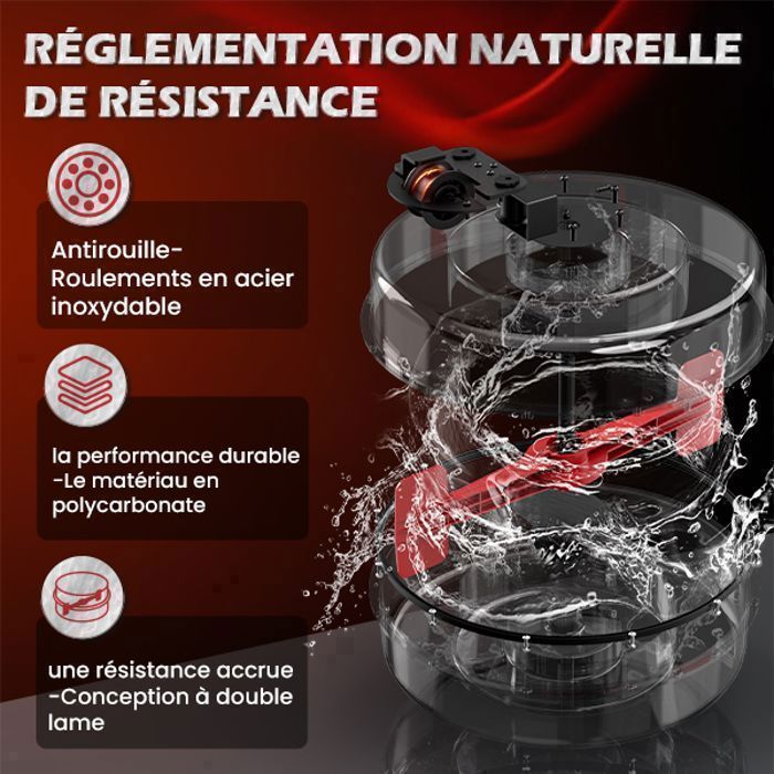 PASYOU PW30 Stille Waterroeimachine 14L - 6 Vulmarkeringen met Bluetooth, LED-display en app, Maximaal draagvermogen 150 kg