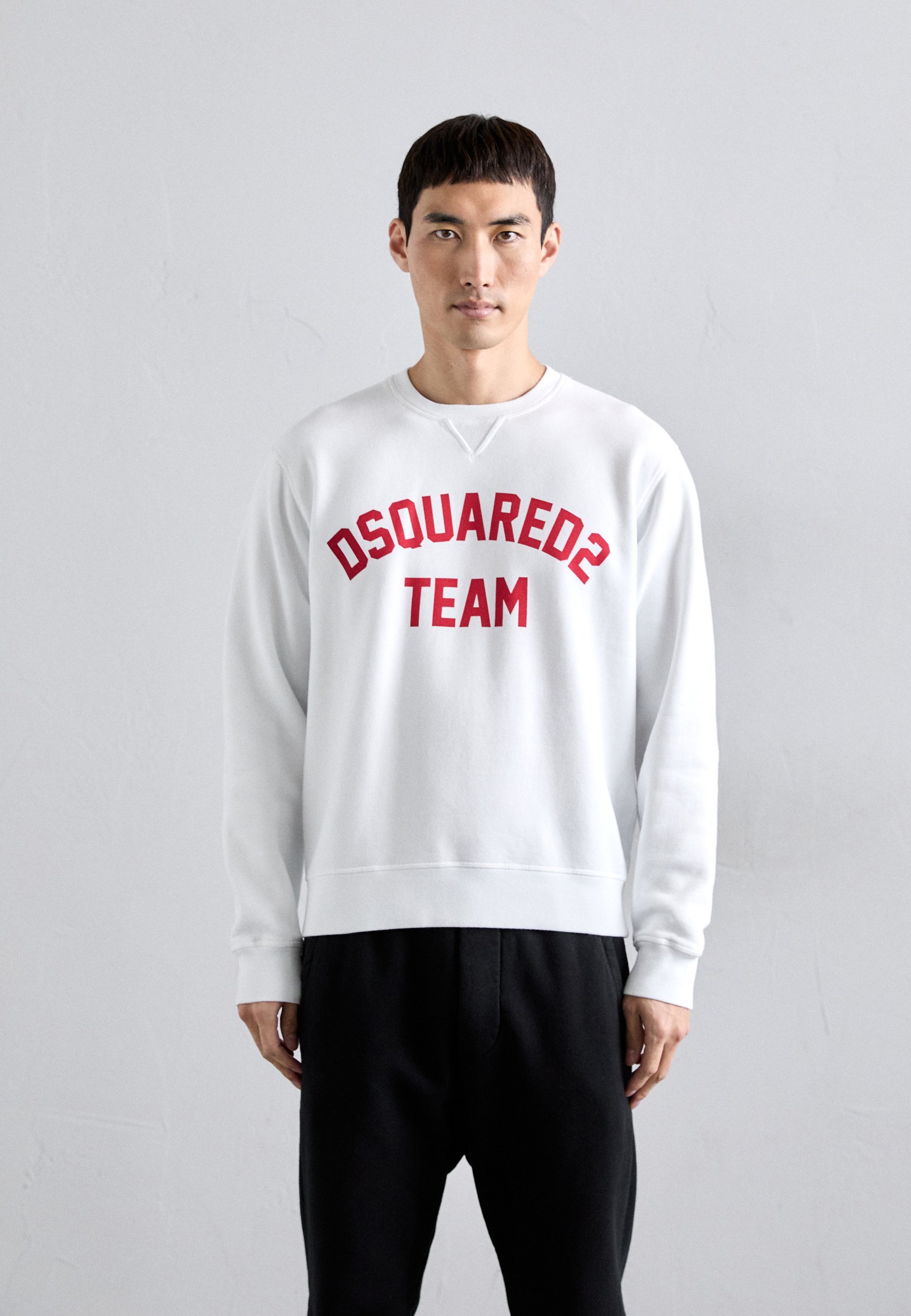 Dsquared2 Cool Fit Rundhals-Sweatshirt – Weiß