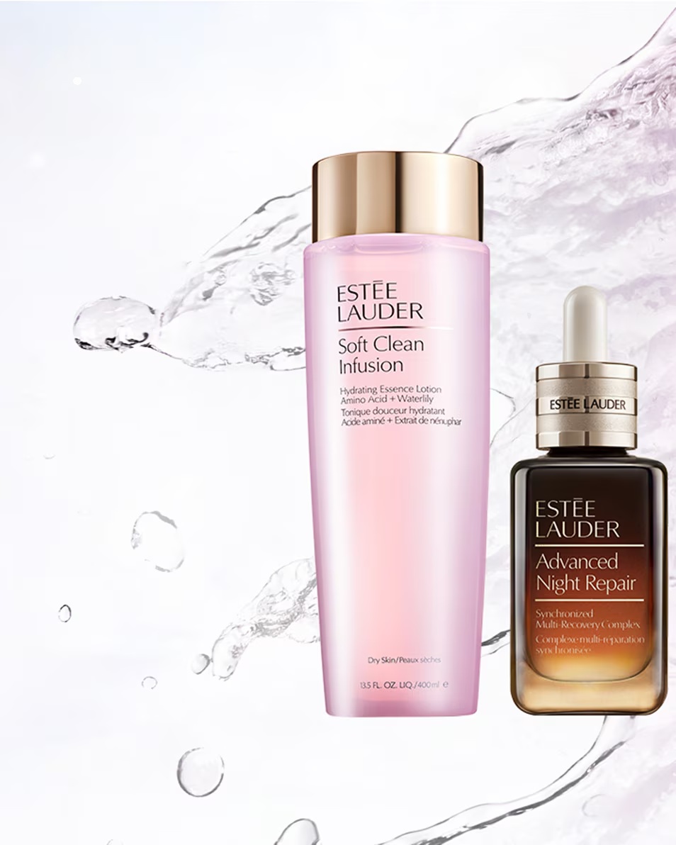 LOȚIUNE HIDRATANTĂ CU AMINOACID 15 CU NUFĂR - PENTRU TEN USCAT ESTÉE LAUDER SOFT CLEAN INFUSION