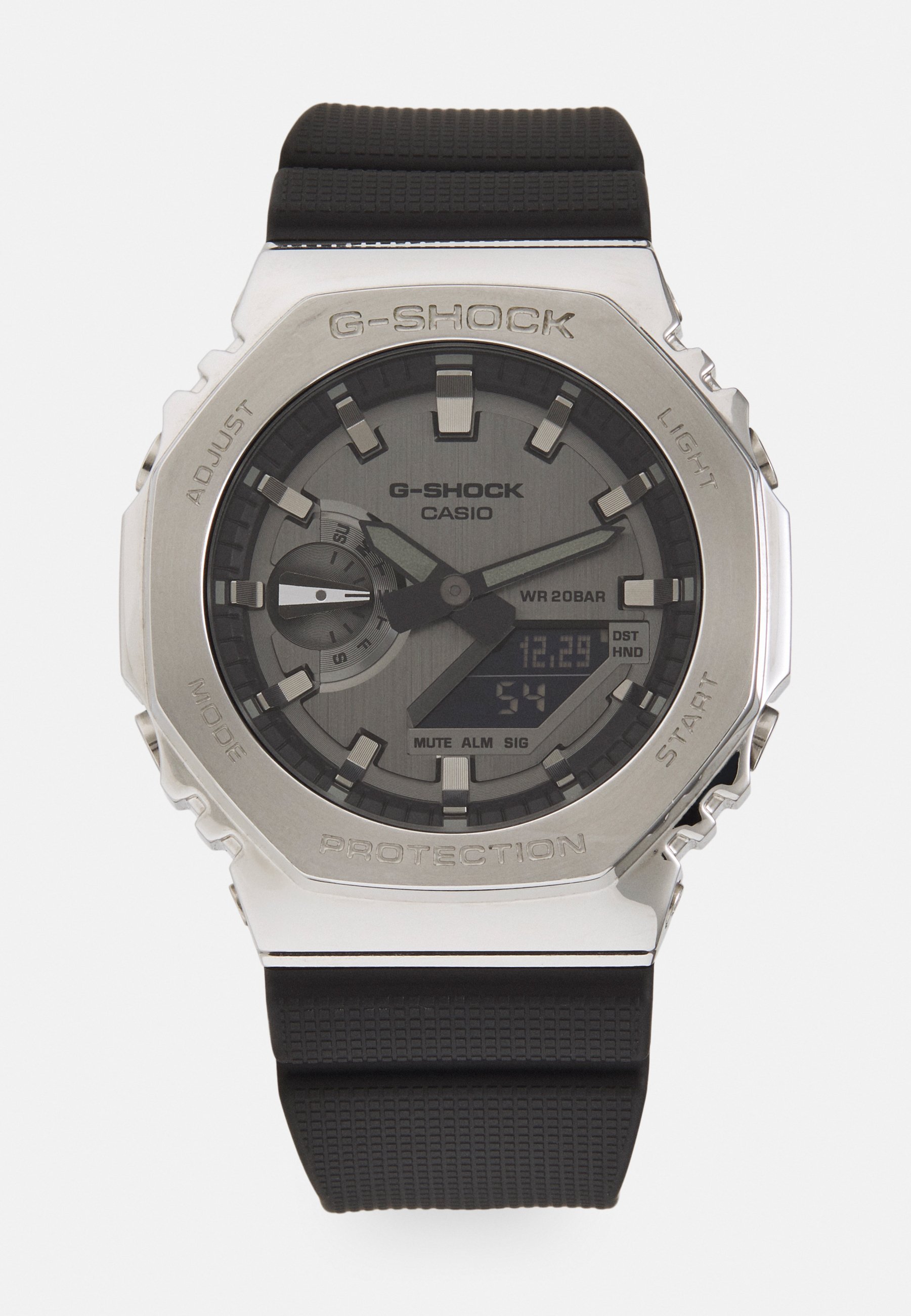 G-SHOCK METAL SERIES GM-2100 UNISEX - Chronograafhorloge - zwart/grijs
